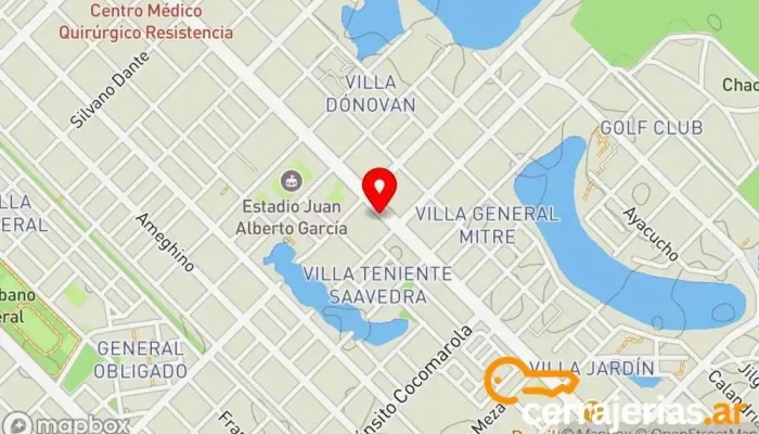 mapa de Todo Maderas Establecimiento de venta de madera en Resistencia
