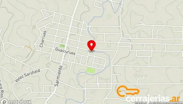mapa de Transforma Carpintero en Unquillo