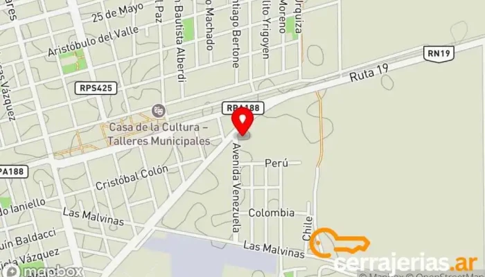 mapa de Träumer Bier Fábrica de cerveza en Monte Cristo