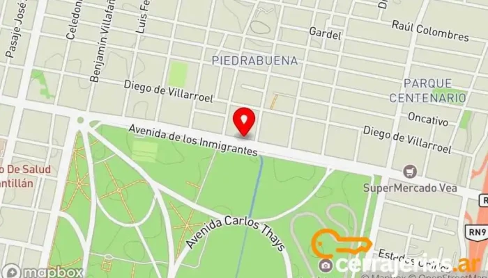 mapa de TUCUMAN GOMA Proveedor de mangueras, Proveedor de productos de caucho en San Miguel de Tucumán