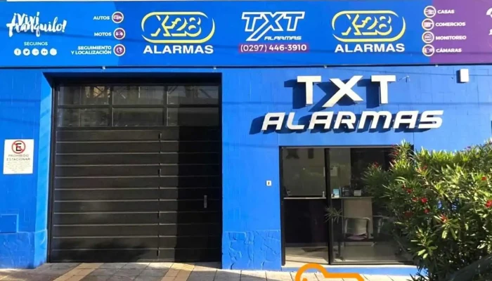 Txt Alarmas - Representante oficial de X-28 Alarmas - Comodoro Rivadavia
