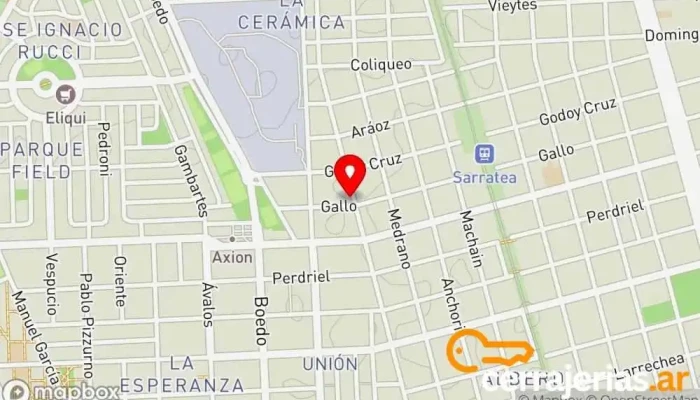 mapa de UNIÓN Cerrajero en FAW