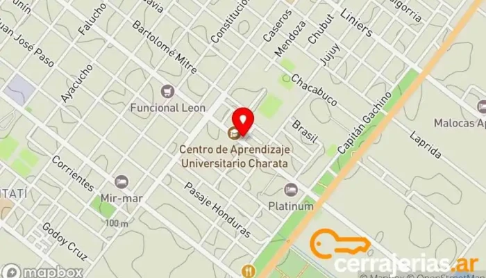 mapa de Vattolo Aluminio Fábrica Fábrica en Charata