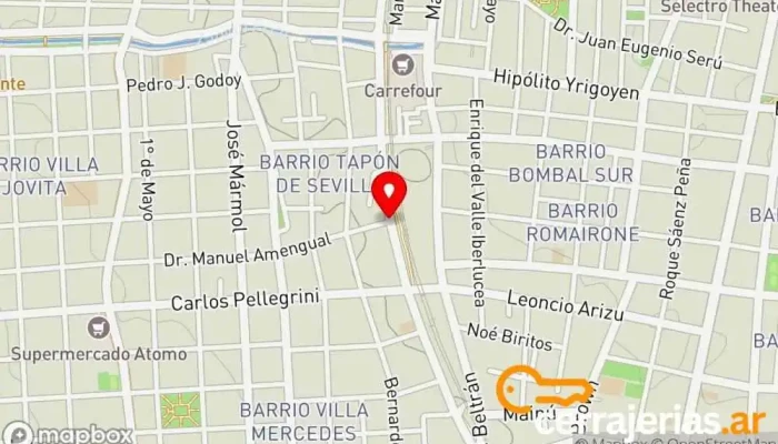 mapa de VIDRIERÍA - VIDRIOS CASTRO Tienda de cristales, Diseñador gráfico en ANH