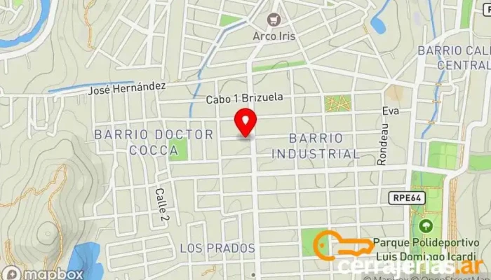 mapa de Vidrieria Santa Lucia - Carpintería de Aluminio Fábrica, Ferretería, Proveedor de ventanas en La Calera