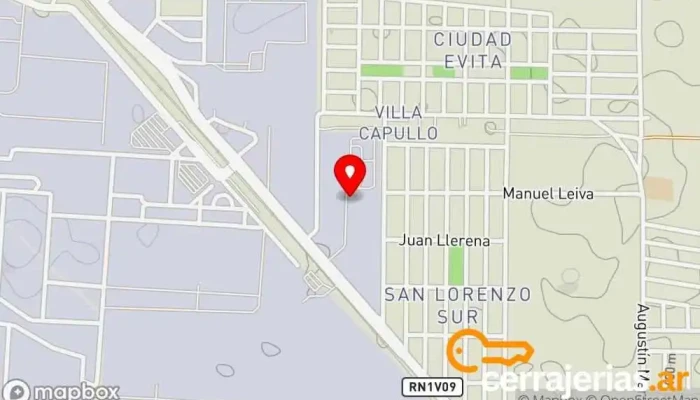 mapa de Vieites Hnos Carpintería en Córdoba