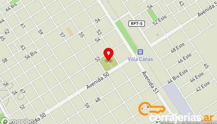 mapa de Villa Cañas  en Villa Cañas