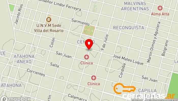 mapa de Villa del Rosario  en Villa del Rosario