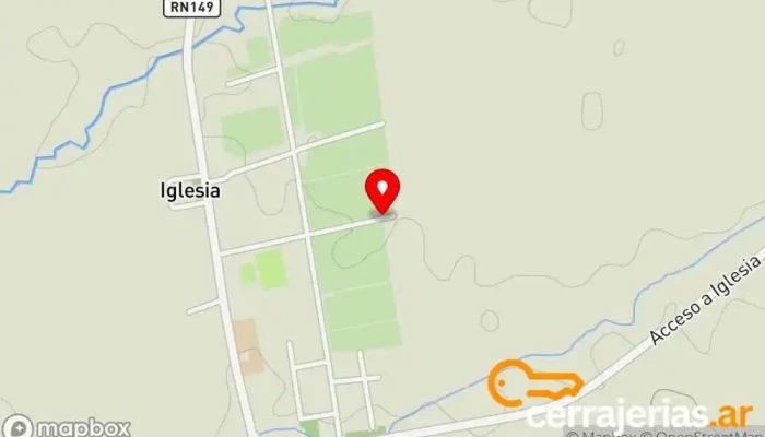 mapa de Villa Iglesia, San Juan Cooperativa agropecuaria en Iglesia
