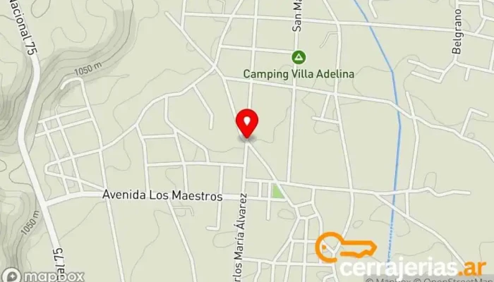 mapa de Villa Sanagasta  en Villa Sanagasta