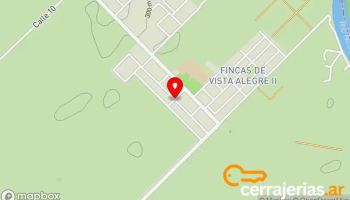mapa de Vista Alegre Sur  en Vista Alegre Sur