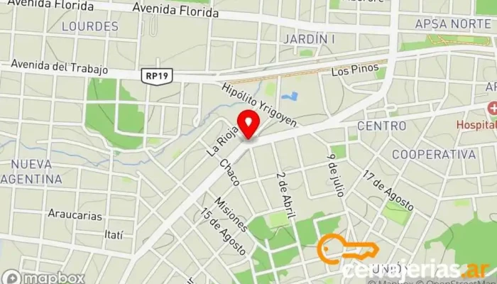mapa de Wanda  en Wanda